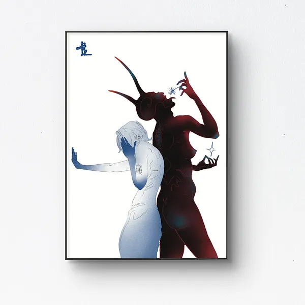 Зображення "пожирач Маргариток" від Margo Vovchok, розмір: 30 x 40 cm, матеріали: print , медіум: print , місто: Ukraine , ціна: $40