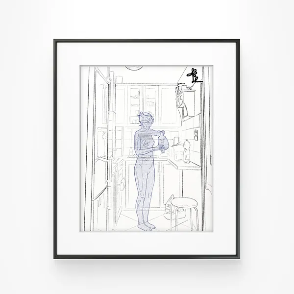 Зображення "її тут і не було" від Margo Vovchok, розмір: 30 x 40 cm, матеріали: print , медіум: print , місто: Ukraine , ціна: $40
